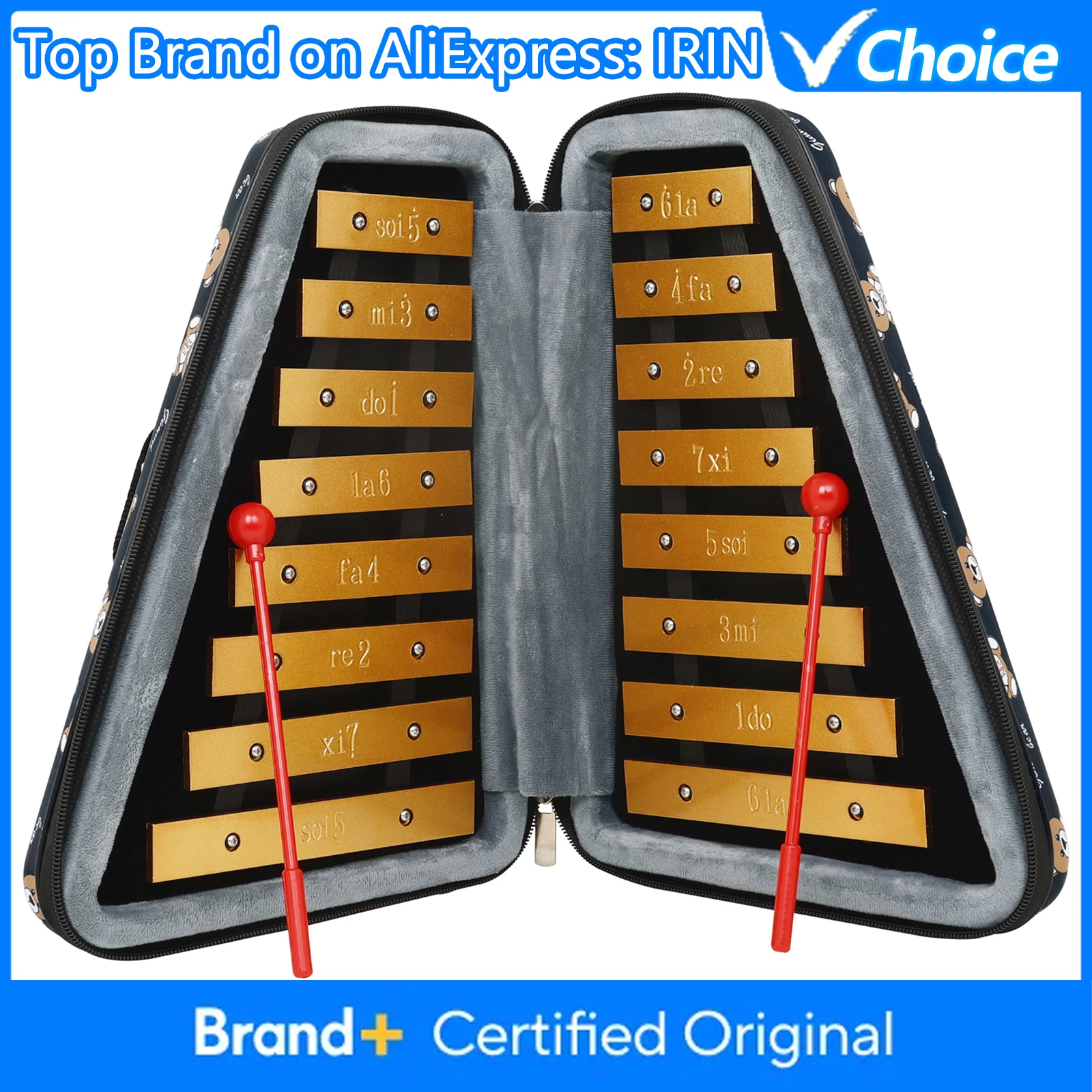 Musical Instrument Glockenspiel - IRIN Glockenspiel a 16 Note AF-40/60,