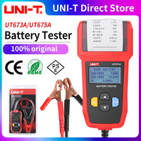 UNI-T Car Battery Tester UT673A UT675A 12V 24V DC Load Tester Capacity Meter Battery Checker Charging Circuit Cranking Test