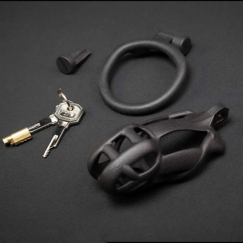 Sissy Male Chastity Cage Sex Toys Discreet Sissy Femboy Chastity Cock Cage Device Penis Rings Male With 4 Size Men's Adult Goods - view 6