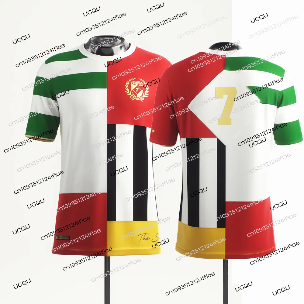 2025 جديد كريستيانو رونالدو التذكارية لكرة القدم جيرسي تي شيرت للبالغين الرجال كرة القدم بلوزات الاطفال مجموعة جيرسي خاصة