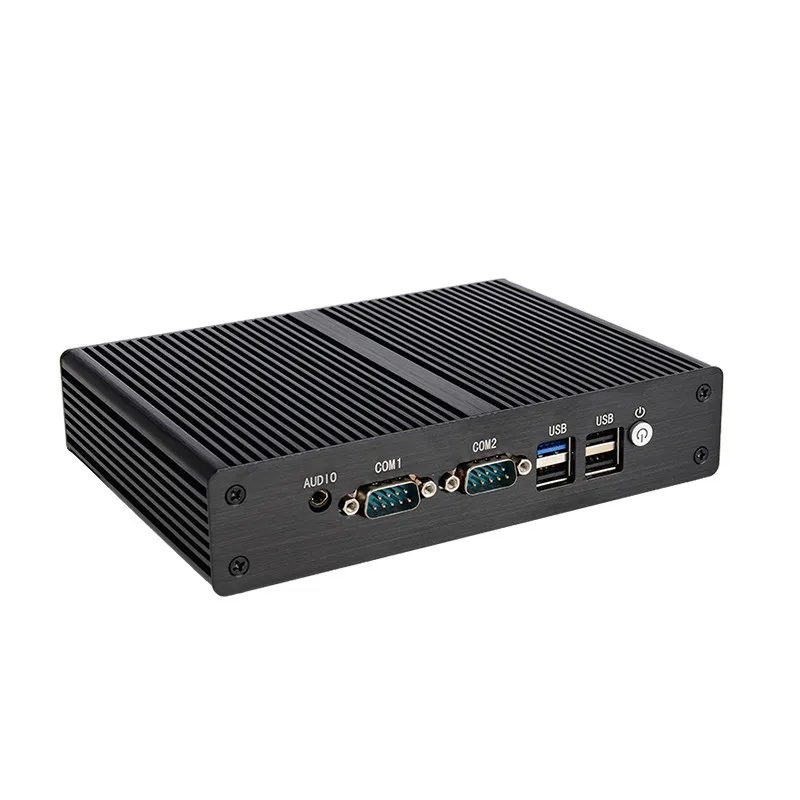 dual serial and dual lan mini PC J1900 four Core desktop mini computer