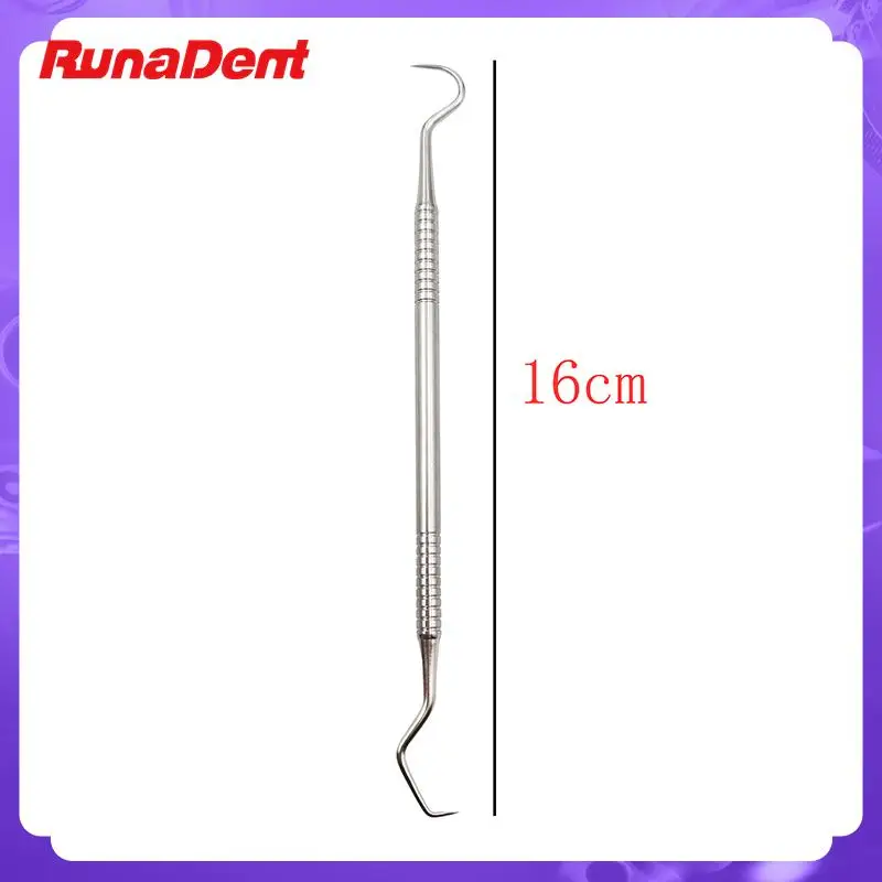 3/5 PCS Dentist Teeth Clean Hygiene Explorer Probe Hook Pick Stainless Steel Double Ends Dental Instrument Tools