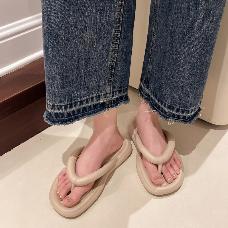 Eva Flip Flops Sabot Soft Sole Home Men Woman Slippers Beach Flat Sandals House Shoes Summer Footwear Female Bathroom Plastic 41