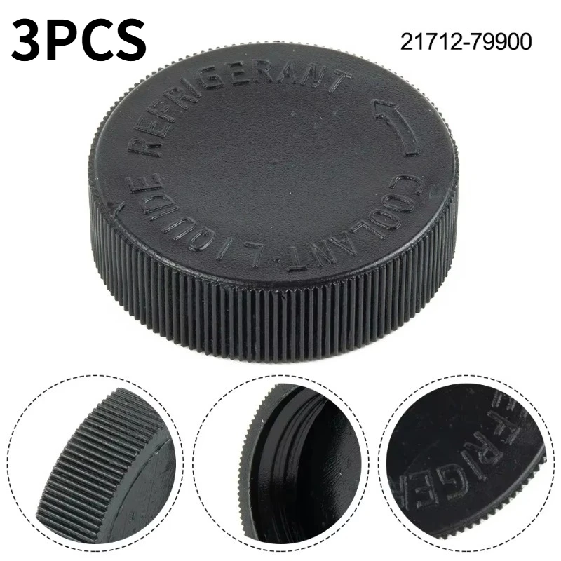 3pc For Nissan Coolant Overflow Reservoir Cap Tank Black Overflow ReservoirCap Tank Reservoir Cap Tank For Infiniti EX35 Coolant