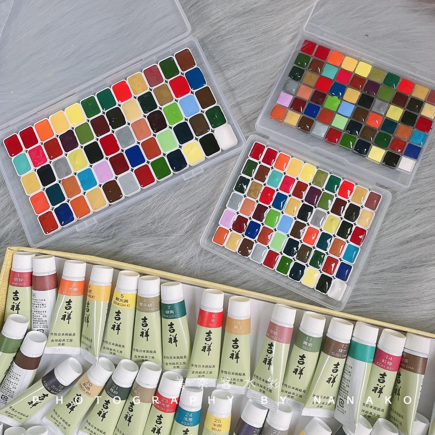 JIXIANG – peinture chinoise en 60 couleurs, divisées en 1ml, fournitures d'art