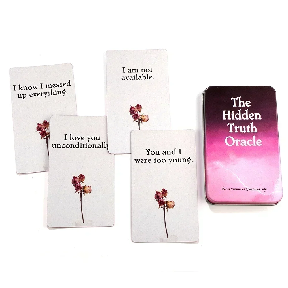 ديكاميرون غامض التارو لونا لابين لوسيد دريمز المبتدئين ديل تورو التارو في صندوق معدني القصدير 44 بطاقة مذهب حافة ورقة دليل #5