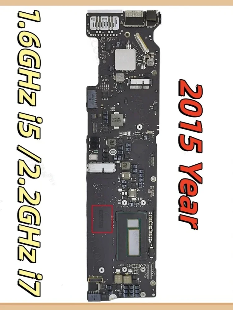 Original A1466 Motherboard, Suitable for MacBook Air 13 'A1466 Logic Card 820-00165-A 2015 Year 1.6GHz I5 2.2GHz I7 4GB 8GB image 5