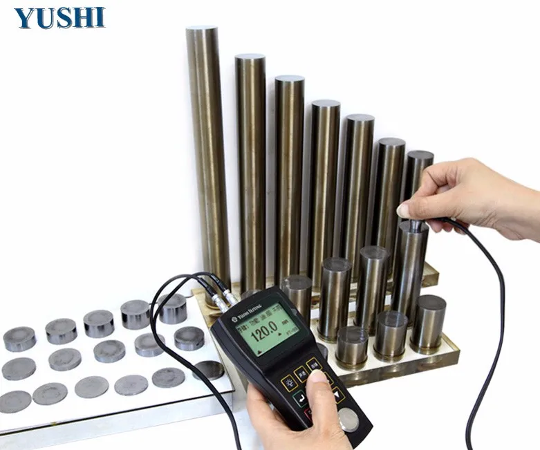YUSHI UM-2 High Accuracy Thickness Tester Portable Ultrasonic Thickness Gauge for Metal