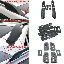 도요타 랜드 크루저 LC200 08-19 프라도 Fj150 10-17 LC120 FJ120 03-09 용 자동차 루프 수하물 랙 고무 씰 개스킷 패드, 6 개/세트