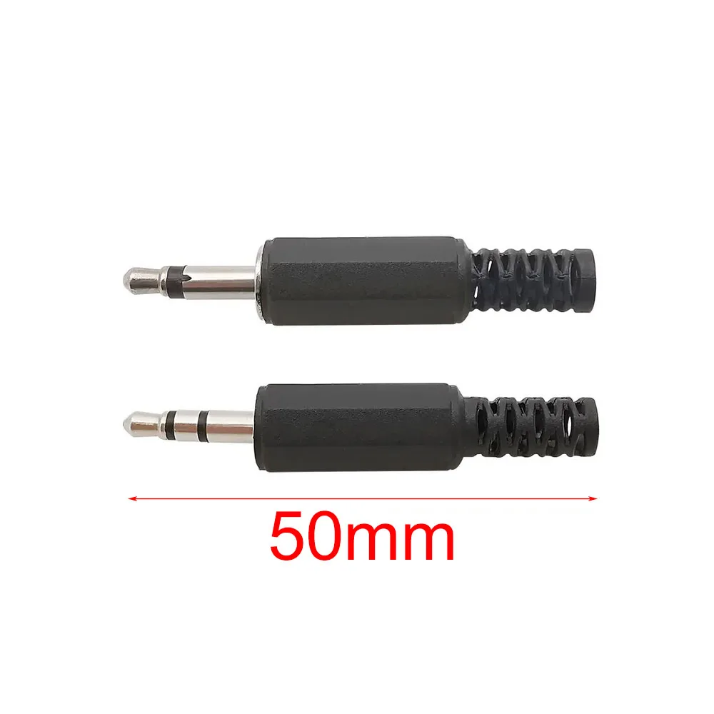 5/10Pcs 3.5mm Male Mono Stereo Audio Plug Jack Connector 2/3 Pole DIY Repair Headphone Adapter Wire Terminals