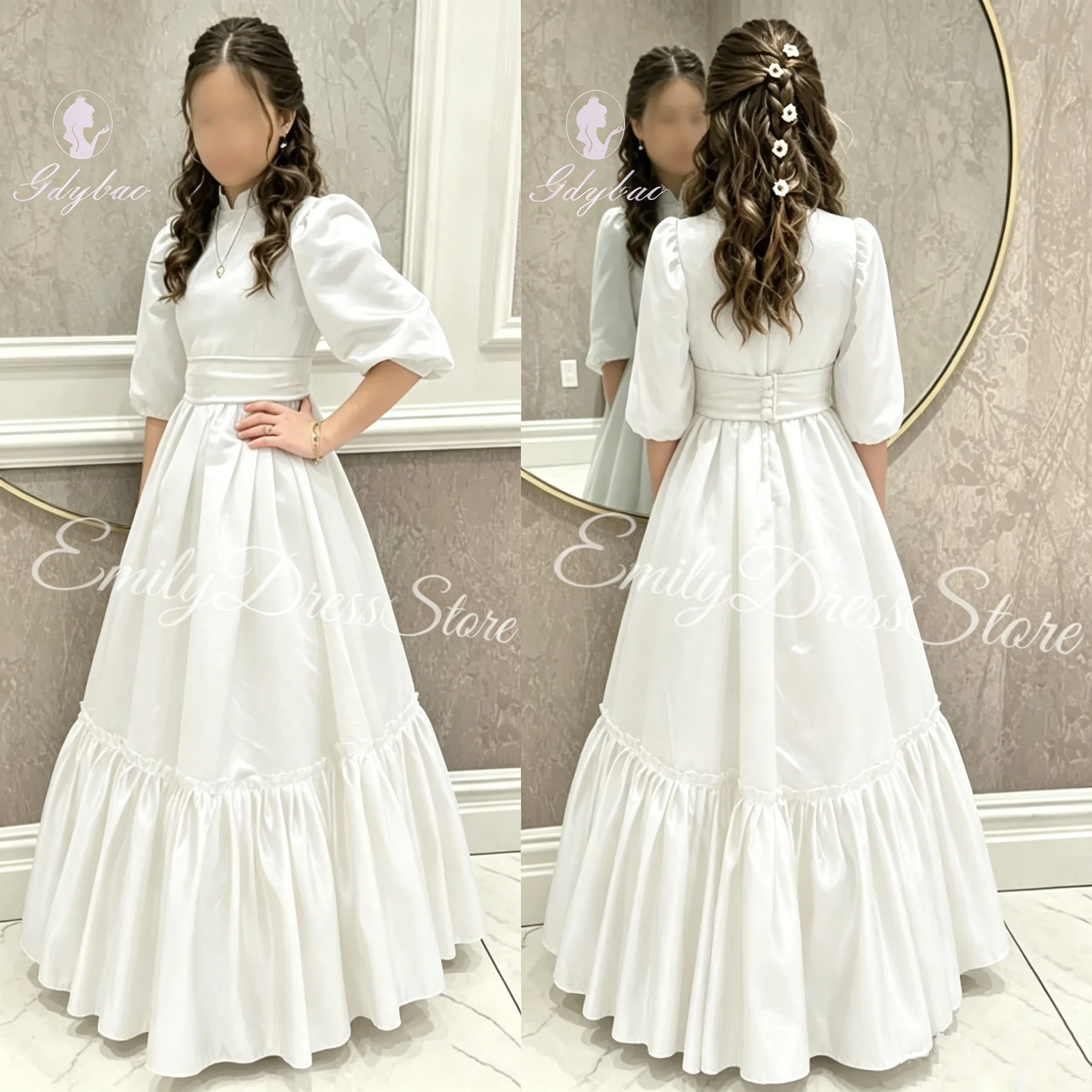 robe-de-demoiselle-d'honneur-personnalisee-en-satin-ivoire-elegante-et-modeste-pour-mariage-fete-d'anniversaire-premiere-communion-ou-bal-de-promo-pour-adolescentes-et-enfants