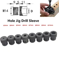 1PC 3-10mm Pocket Hole Jig Drill Sleeve Bushing Dowelling Jig Wood Drilling Guide Locator Carpenter Woodworking Tool