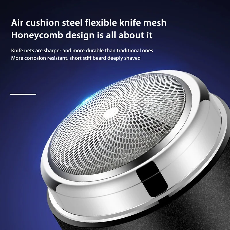 Electric Razor For Men Mini Travel Shaving Machine Washable Portable Men's Beard Trimmer Razor USB Rechargeable & Washable