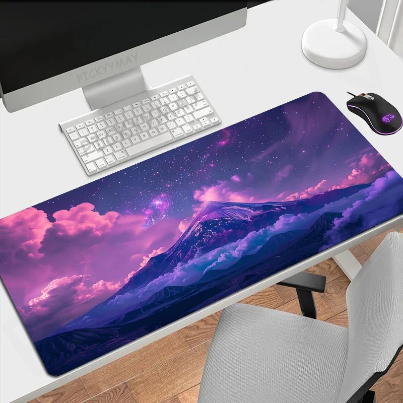 

Landscape Large Mouse Mat Gaming Mousepad Big Gamer Mousepads 39.3x19.6in Natural Rubber Keyboard Mats Desk Pad HD Mouse Pads