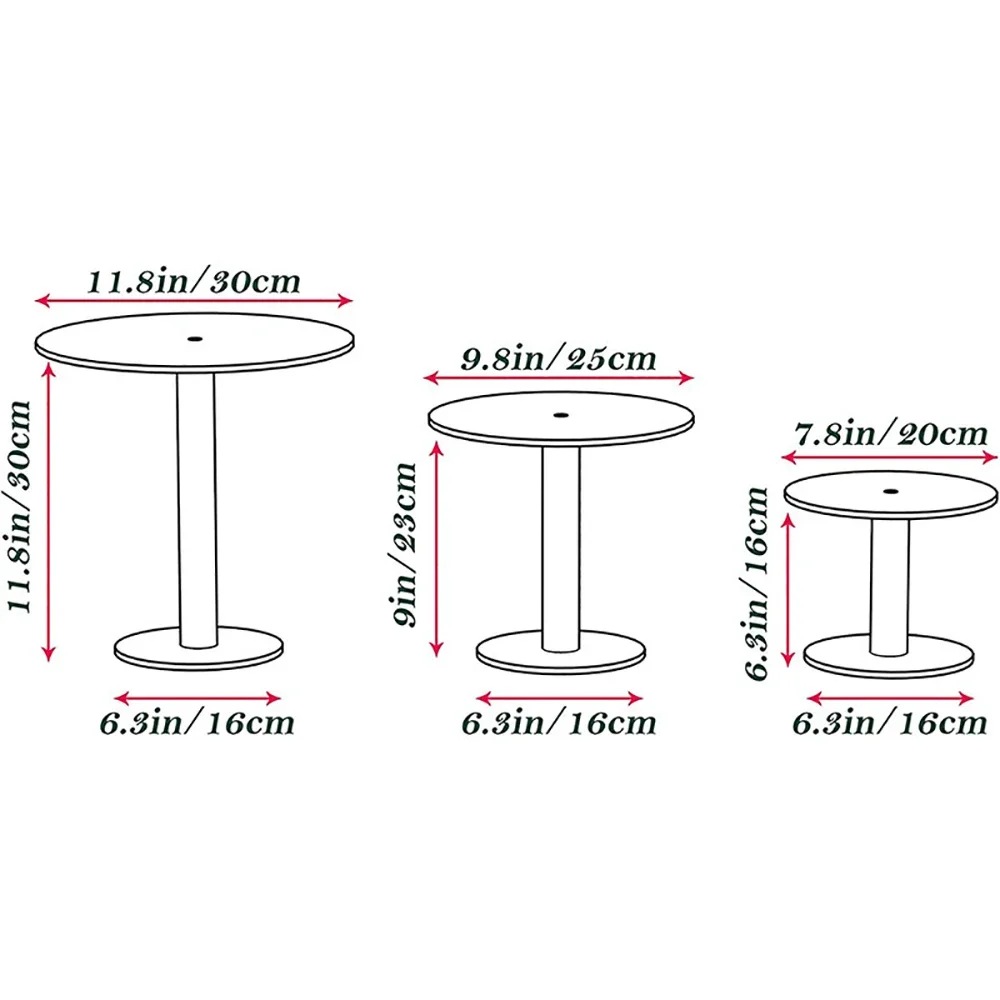 1pc Transparent Acrylic Cake Rack, Detachable Wedding Ceremony Birthday Cake Rack, Wedding Dessert Display Rack，Baby Shower