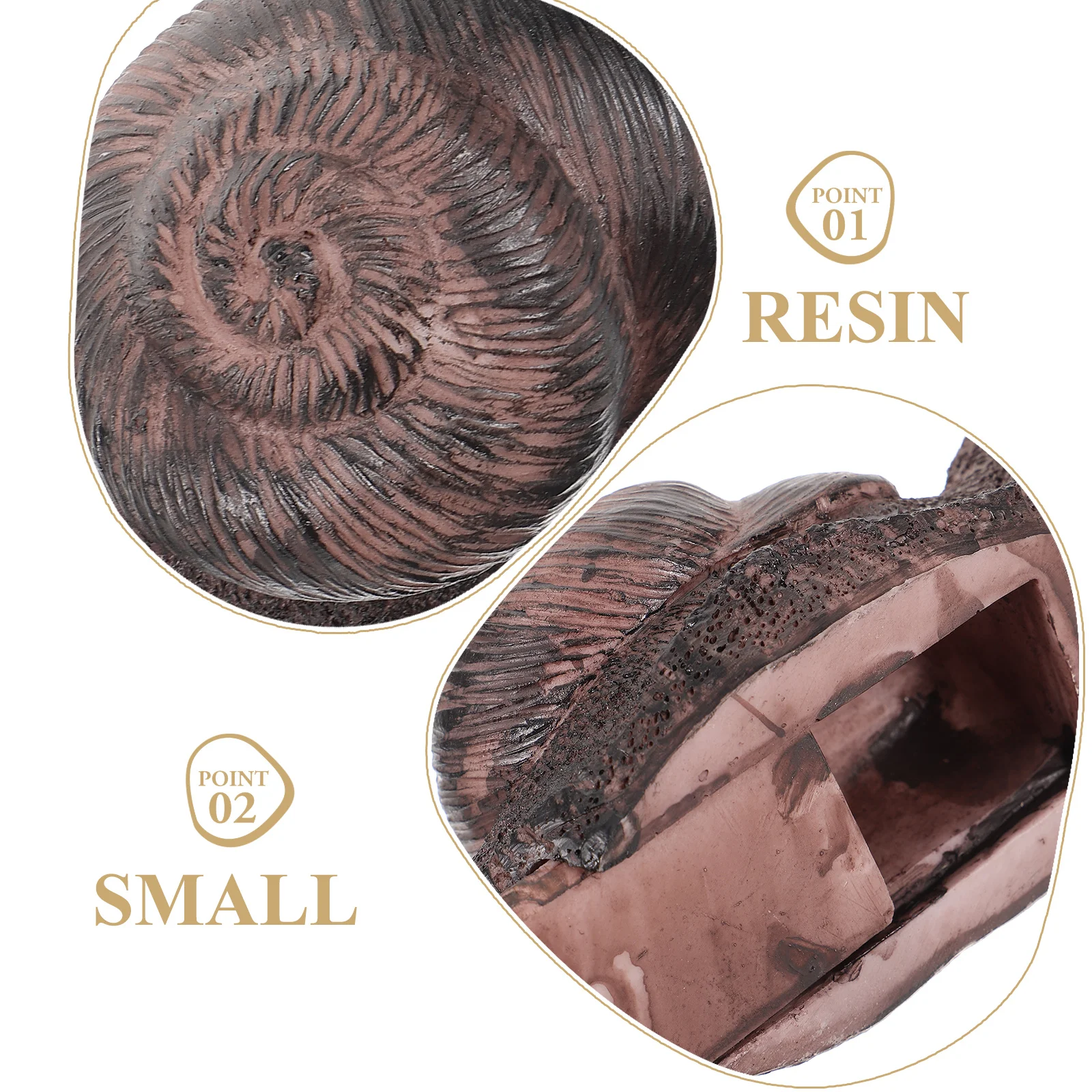 صندوق تخفيف الحجر المقلد في الهواء الطلق مقاوم للماء حاوية تخزين مفاتيح الحديقة حامل راتينج متين آمن #1