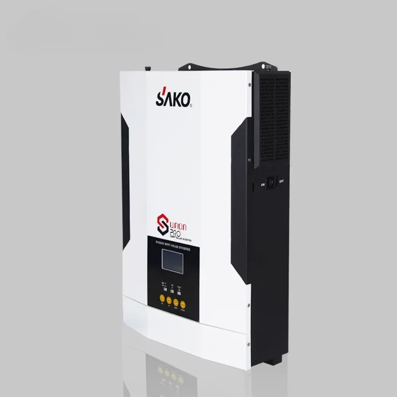 Sako Sunon Pro 3Kw 5.5kw 100A Mppt Power Charger Controller Pure Sine Wave Inverter Off Grid 5Kw Hybrid Solar Inverter