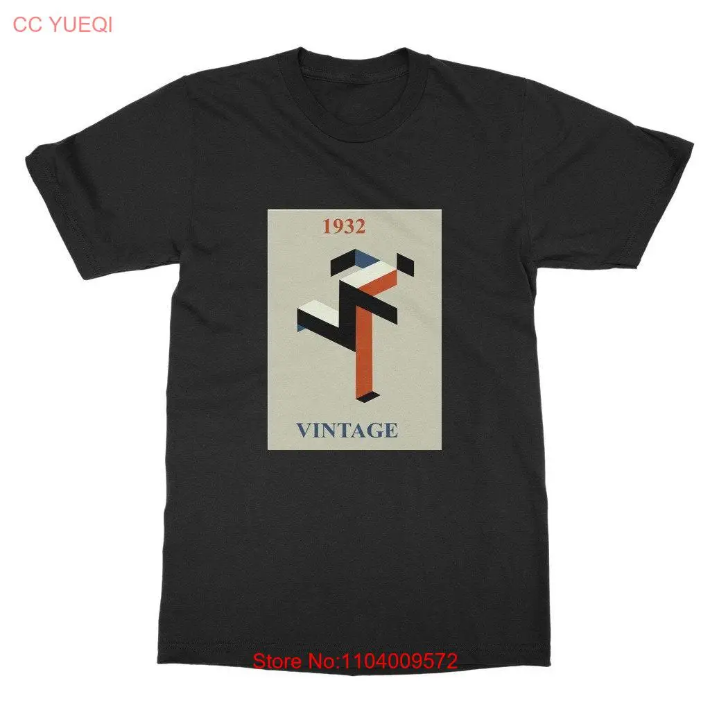 Vintage Classic T Shirt 1932 Geometric Bauhaus Avant garde Art Deco 5 Star Reviews long or short sleeves