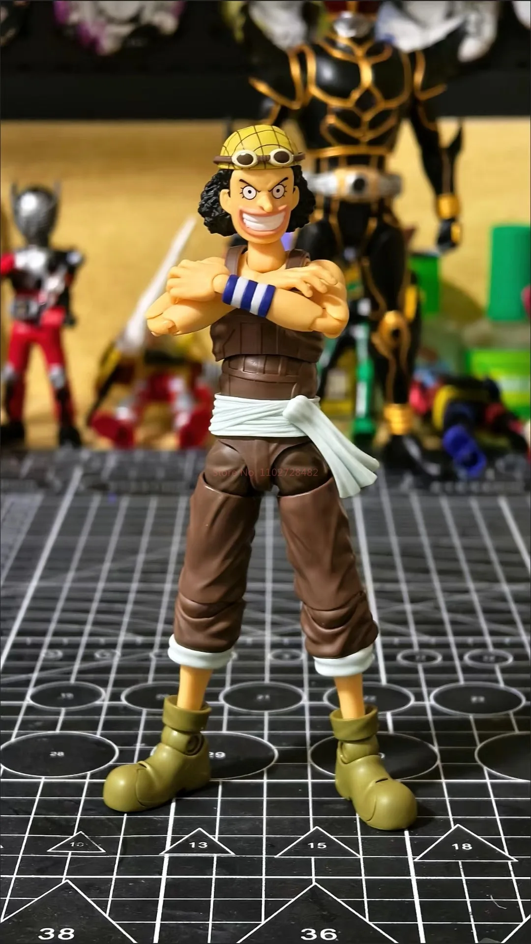 In Stock Bandai S.H.Figuarts One Piece Usopp Romance Dawn Full Action Figure Finished Model Kit Collectible  Anime Fans Gift Toy - view 5