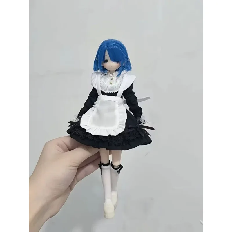 1/6 1/4 1/12 Maßstab Handgefertigte Dienstmädchenschürze Vielseitiges BJD-Puppenkleidungszubehör für Azone OB22 OB24 Blythe Actionfiguren
