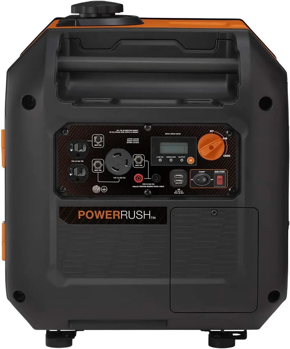 iQ3500 3,500-Watt Gas-Powered Portable Inverter Generator - Durable Lightweight Design - Speed Selection for Quiet Performance