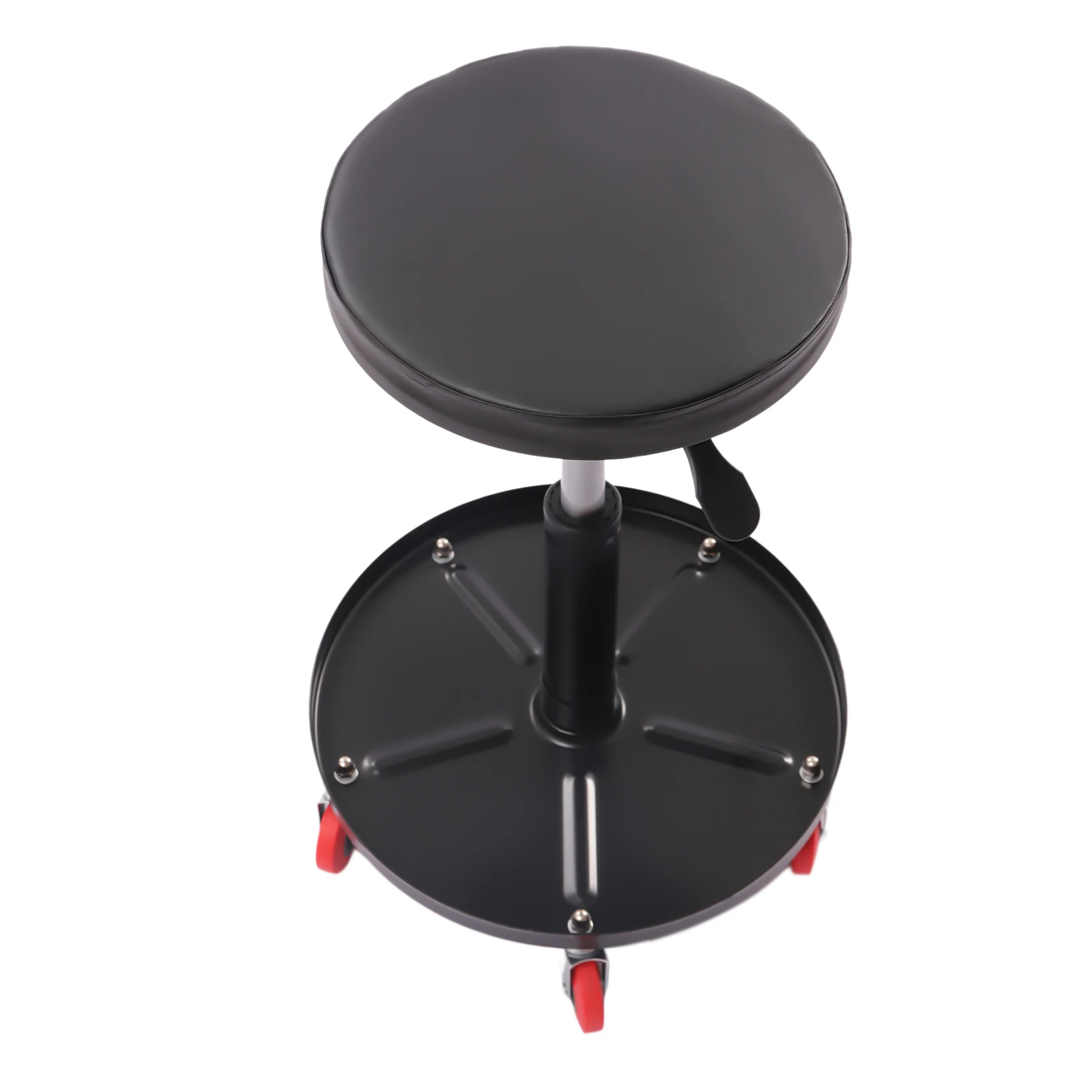 Bangku Mekanik dengan Baki Penyimpanan Bangku Bengkel Pneumatik Bergulir untuk Perbaikan Mobil Garasi 300 Lbs