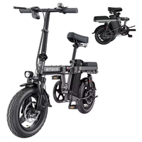 ENGWE T14 Folding Electric Bicycle 250W Motor 48V10AH Removable Battery 14 Inch Tire E-bike Adult City Riding Mini Electric Bike