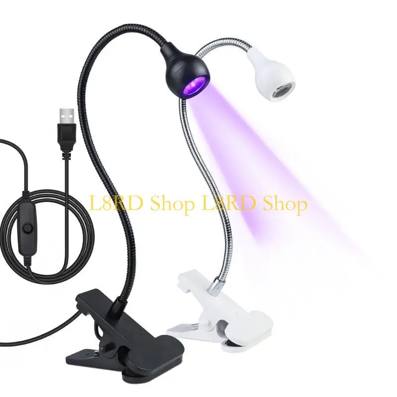 L8RD UV LIGHT สำหรับเล็บเจล 5W ตะเกียงทำเล็บเครื่องเป่าไฟสำหรับเจลเสริมโพลี