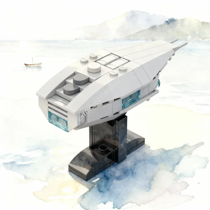 101 piezas MOC Kuat Drive Yards Ton Falk Class Escort Star Battle, Bloques de Construcción de Modelos, Juguetes de Ladrillos para Festival de Arquitectura, Regalo