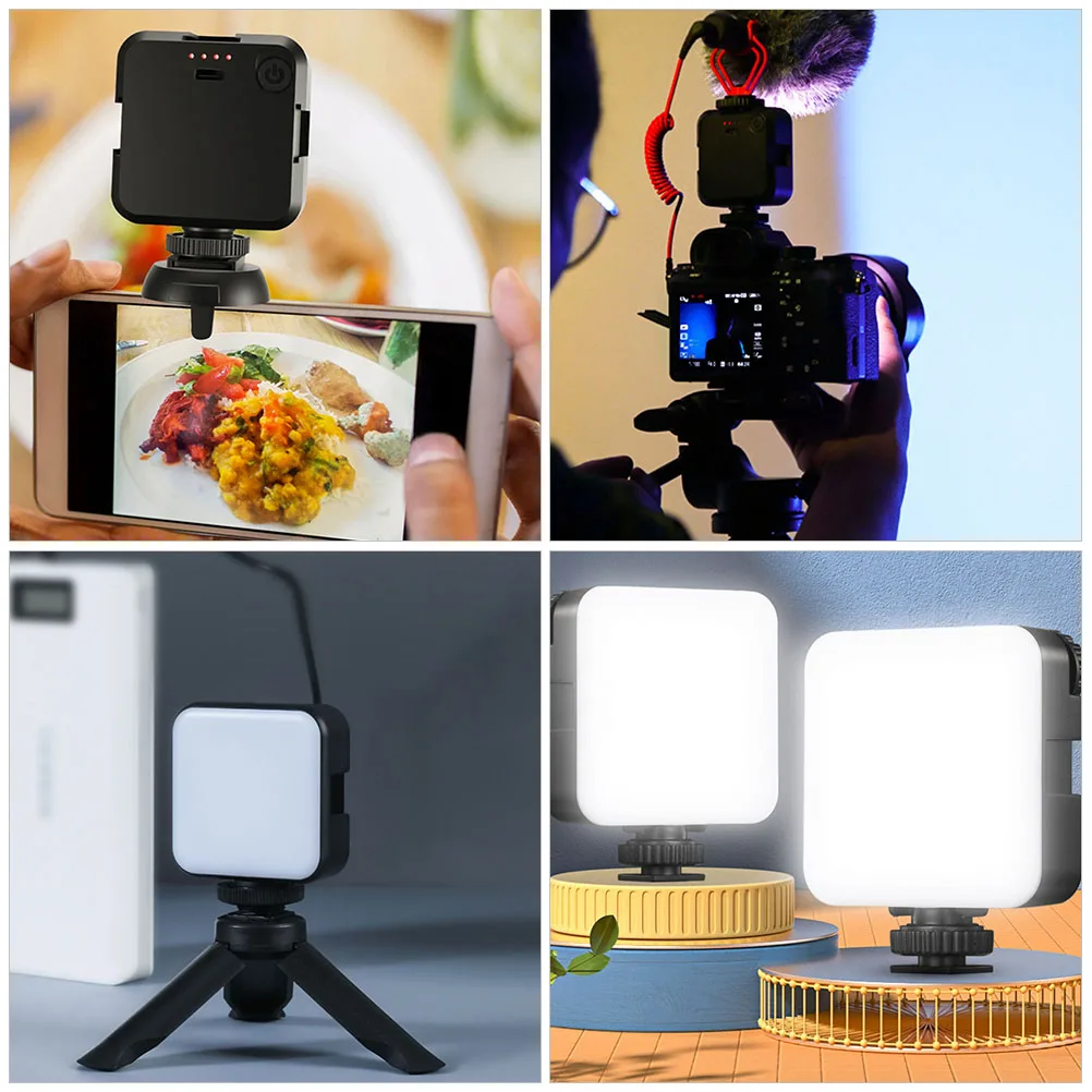 

Portable Clip On Led Fill For Phone Photography Rechargeable Video Light Monitor Clip Laptop Usb Powered Light For