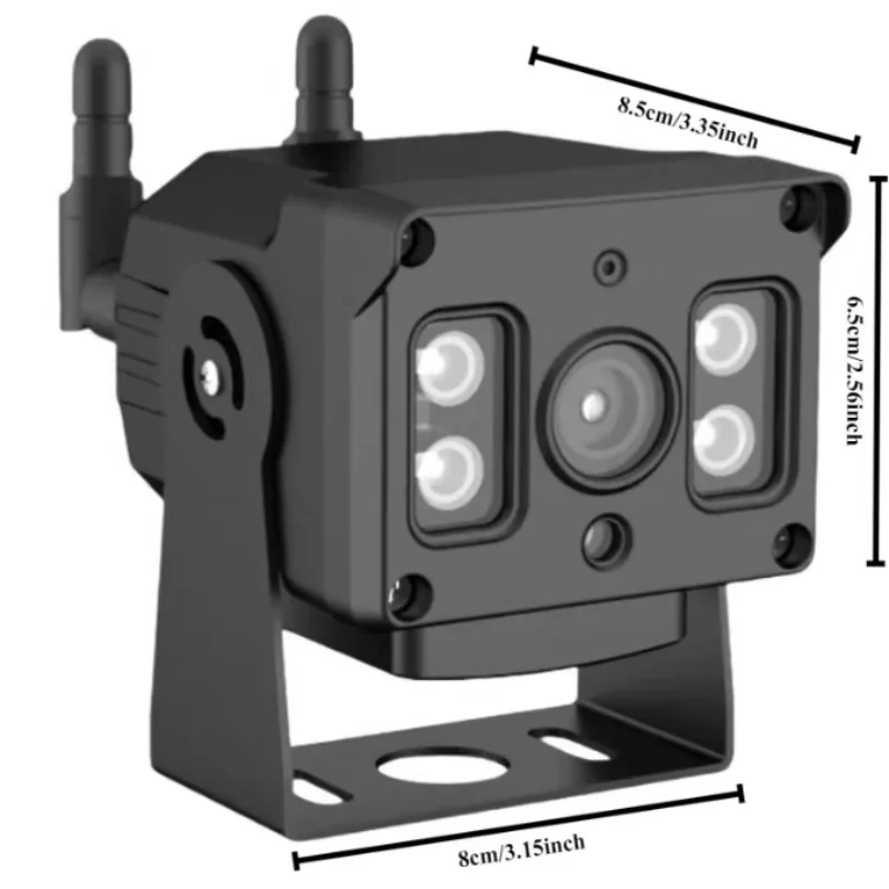 4G Truck Camera WiFi Camera 4G People Detection Two-way Call 1080P Security Metal Shell CCTV Camera Camhi APP for IOS/Android