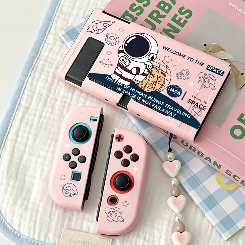 Anti-Falling Soft Shell Cover for Nintendo Switch NS Game Console TPU Split Protective Case Anti-Scratch Shell Protector