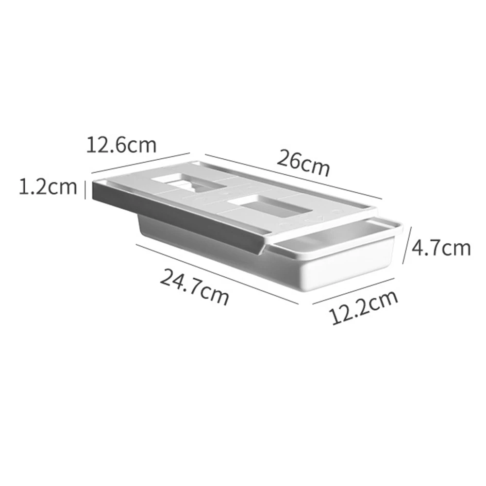 Office Organization Invisible Storage Box Discreet Appearance Easy Installation Great For Personal Items Maximizes Workspace