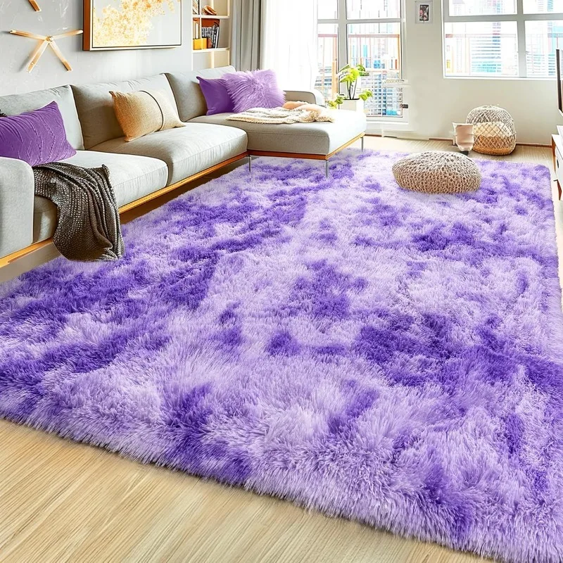 

Ul ra Fluffy Rug для гостиной, спальни, 5x7 Fuzzy Large Area Rug для гостиной, плюшевый мягкий ковер Shag для девочек и мальчиков, нет