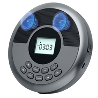 Portable Bluetooth CD Player Rechargeable Discman With Dual Speakers And Headphones Walkman Cd Player Mp3 Player