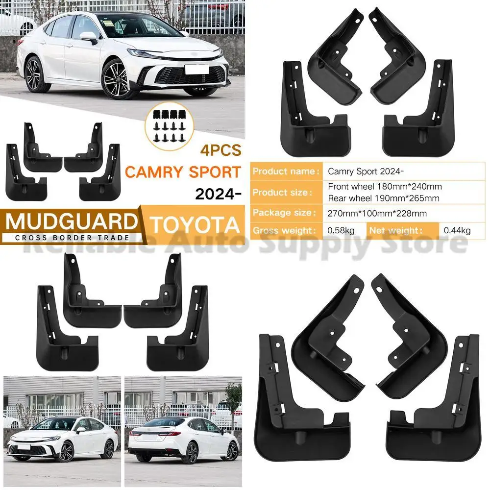 

For Toyota Camry Sport SE XSE 2024 2025 Mud Flaps Premium Quality Durable Protection Automotive Accessories