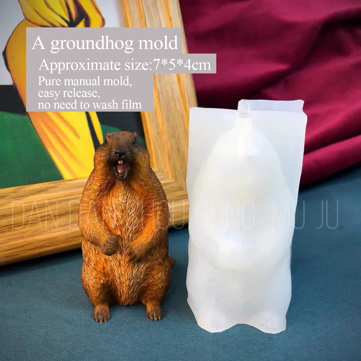 DIY Silicone Mold for Aroma Plaster, Fragrance, Handmade, Three-Dimensional Mold, Cute and angry, Abrasive