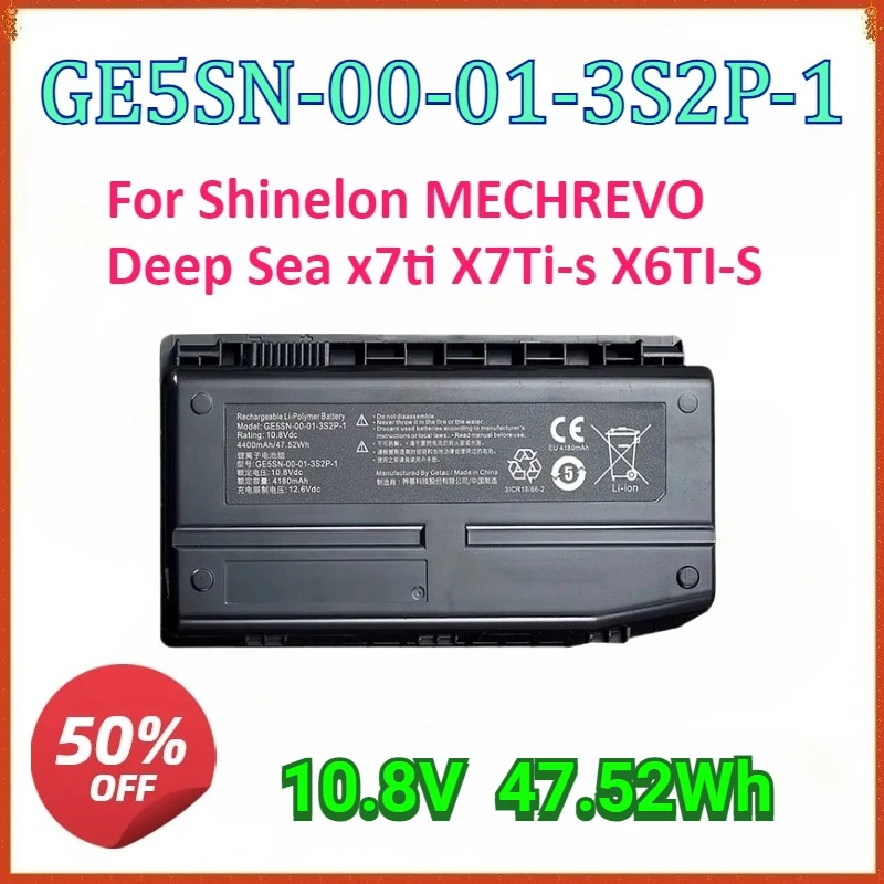 

New 10.8V 47.52Wh Laptop Battery For Shinelon MECHREVO Deep Sea GE5SN-00-01-3S2P-1 x7ti X7Ti-s X6TI-S