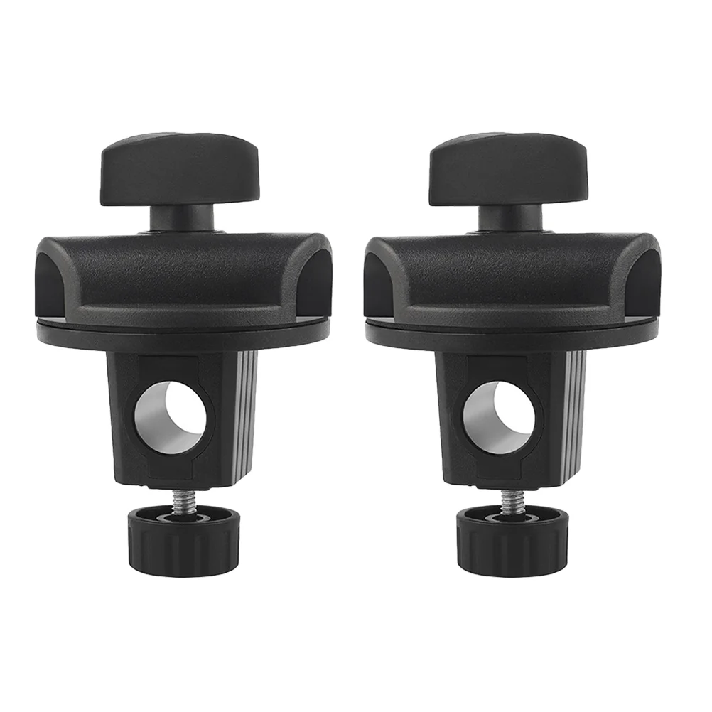 2 Pcs Phone Microphone Stand Clip Crossbar Clips Camera Adjustable Support Adapter Universal