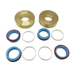 Riparazione della guarnizione delle parti dell'intensificatore di taglio a getto d'acqua 60k con backup in bronzo Kit di guarnizioni ad alta pressione 001198-1 Kit di guarnizioni da TL-001001-1 HP