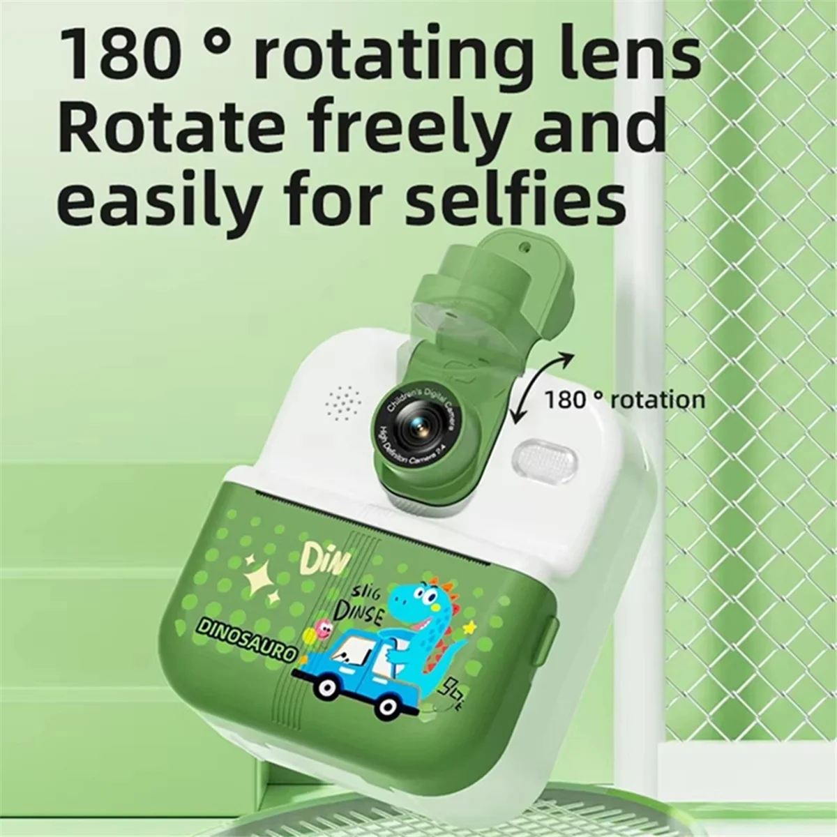 CCDD 어린이 카메라 귀여운 카메라 포토 프린터 디지털 어린이 비디오 카메라 사진 인스턴트 인쇄 사진 팬더