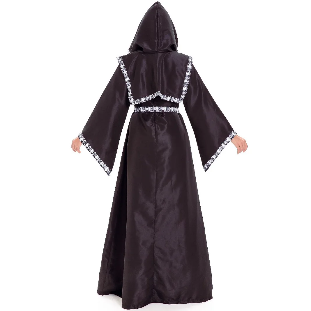 loween Costume Lady Gioco di ruolo Mantello con teschio Morte Dio della Dea Abbigliamento da palcoscenico etnico da donna Primavera Estate Nuovo arrivo