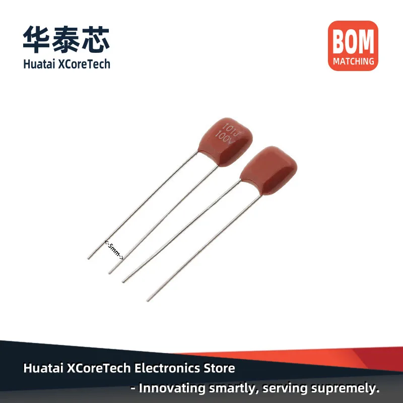 20PCS DIP CBB Metallized Polypropylene Film Capacitor 100V 100PF 150PF 220PF 330PF 390PF 470PF 560PF 680PF 820PF 1NF 1.5NF 1.8NF