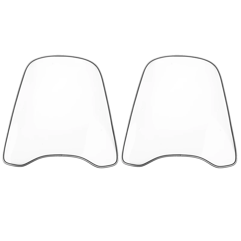 2X Motocycle Windshield Extension Spoiler Windshield Widened Edging Wind Deflector for Universal Motorcycle