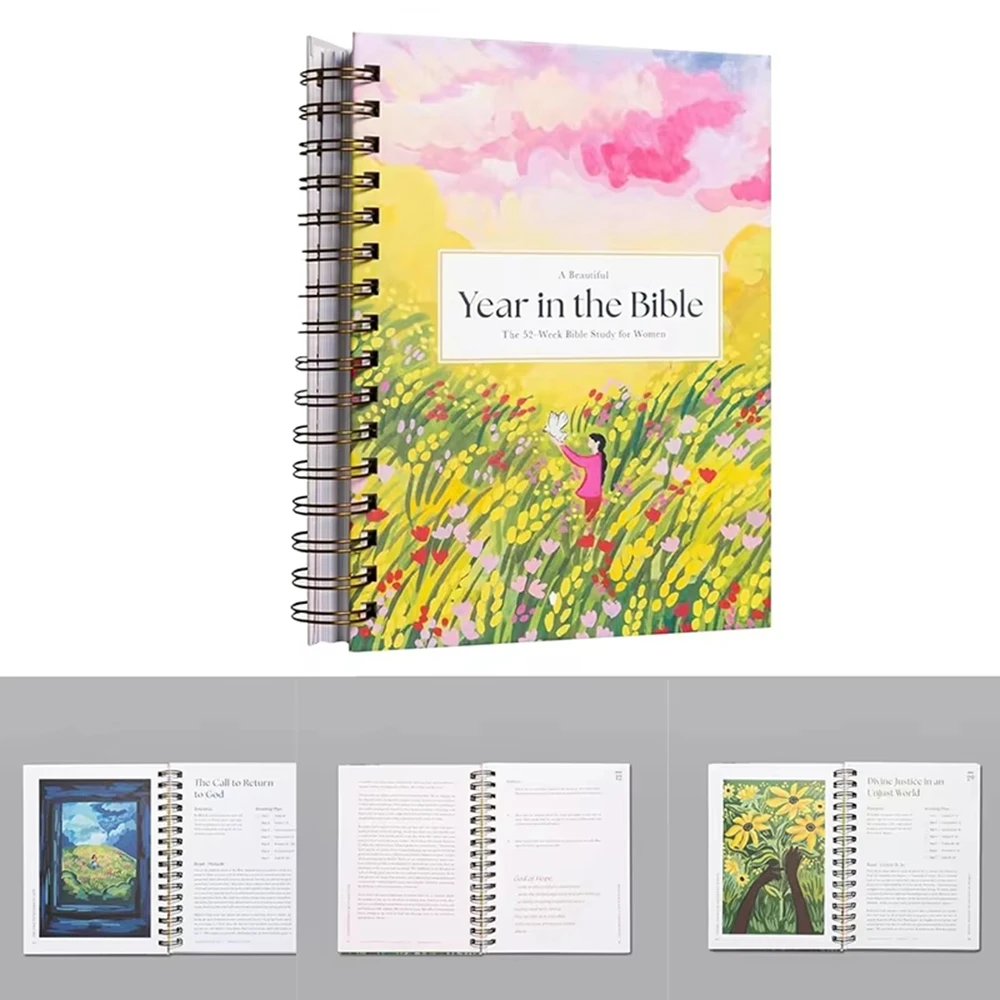 Une belle année dans la Bible: l'étude biblique de 52 semaines pour les femmes, des prières de 52 semaines pour grandir dans la foi et l'amour, Readi inspirant