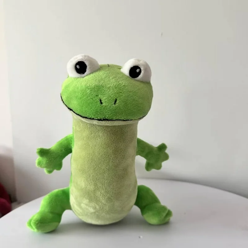 

Плюшевая игрушка-ящерица Lizardtom: Мягкая кукла-зверёк с большими глазами, милая фигурка ящерицы для детей, домашнего декора, подарок