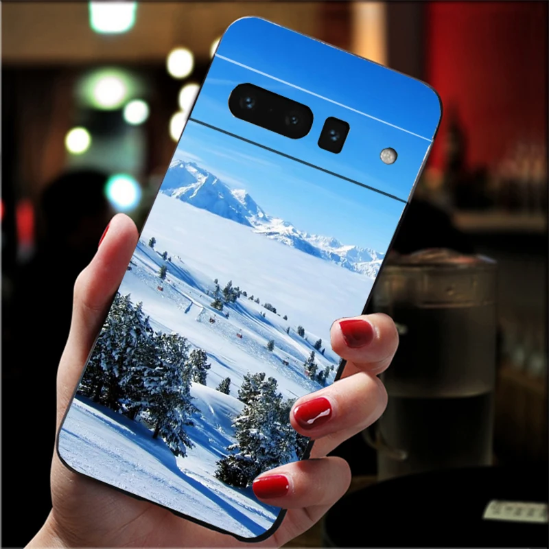 

Phone Case For Google Pixel 10 9 Pro XL 9A 8 7 6 Pro Pixel 8A 7A 6A Pixel 8 7 6 5 Snow Die Ski Snowboard Sport