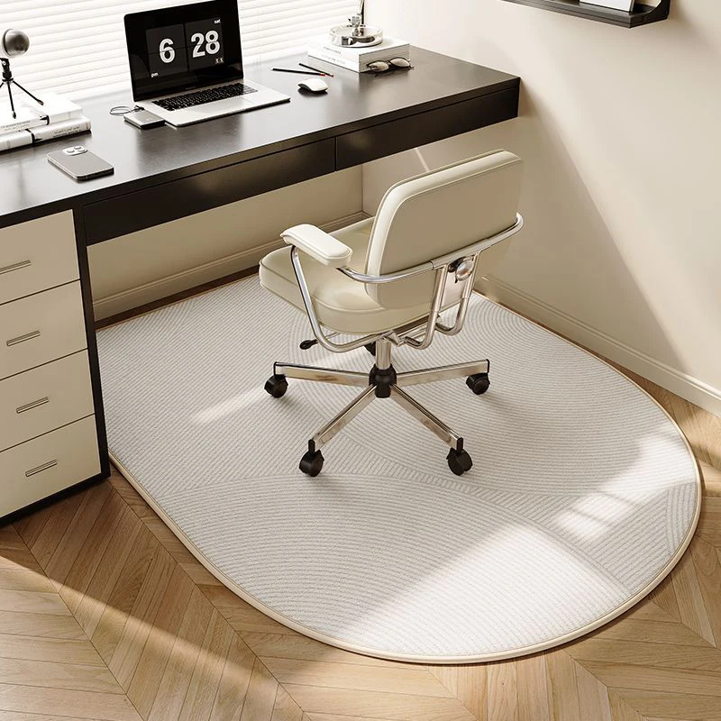 Nordic Style Simple Computer Chair Mat E-sports Swivel Chair Non-slip Carpet Living Room Table Study Desk Office Foot Mat