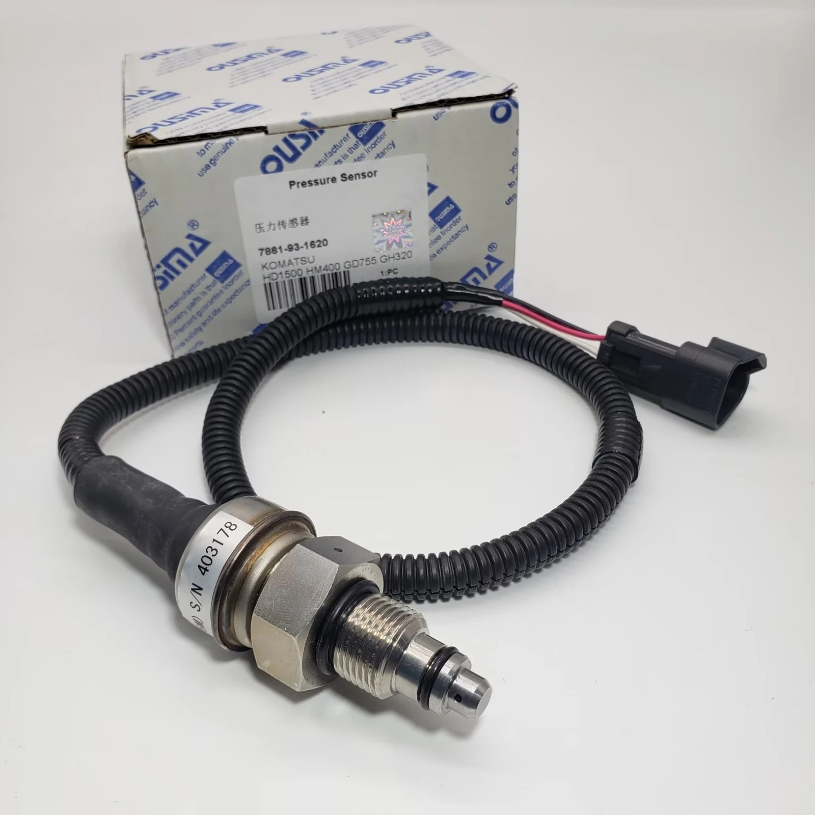 Kawasaki HD325 HD405 HD465 HD605 Sensor de cargador 7861-93-1620 Pieza de equipo pesado compatible con varios modelos