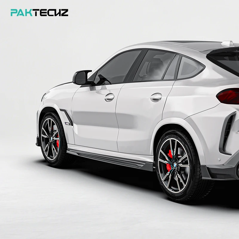 

Комплект кузова Paktechz Prepreg Dry из углеродного волокна, боковые юбки для BMW X6 G06 2019–2025